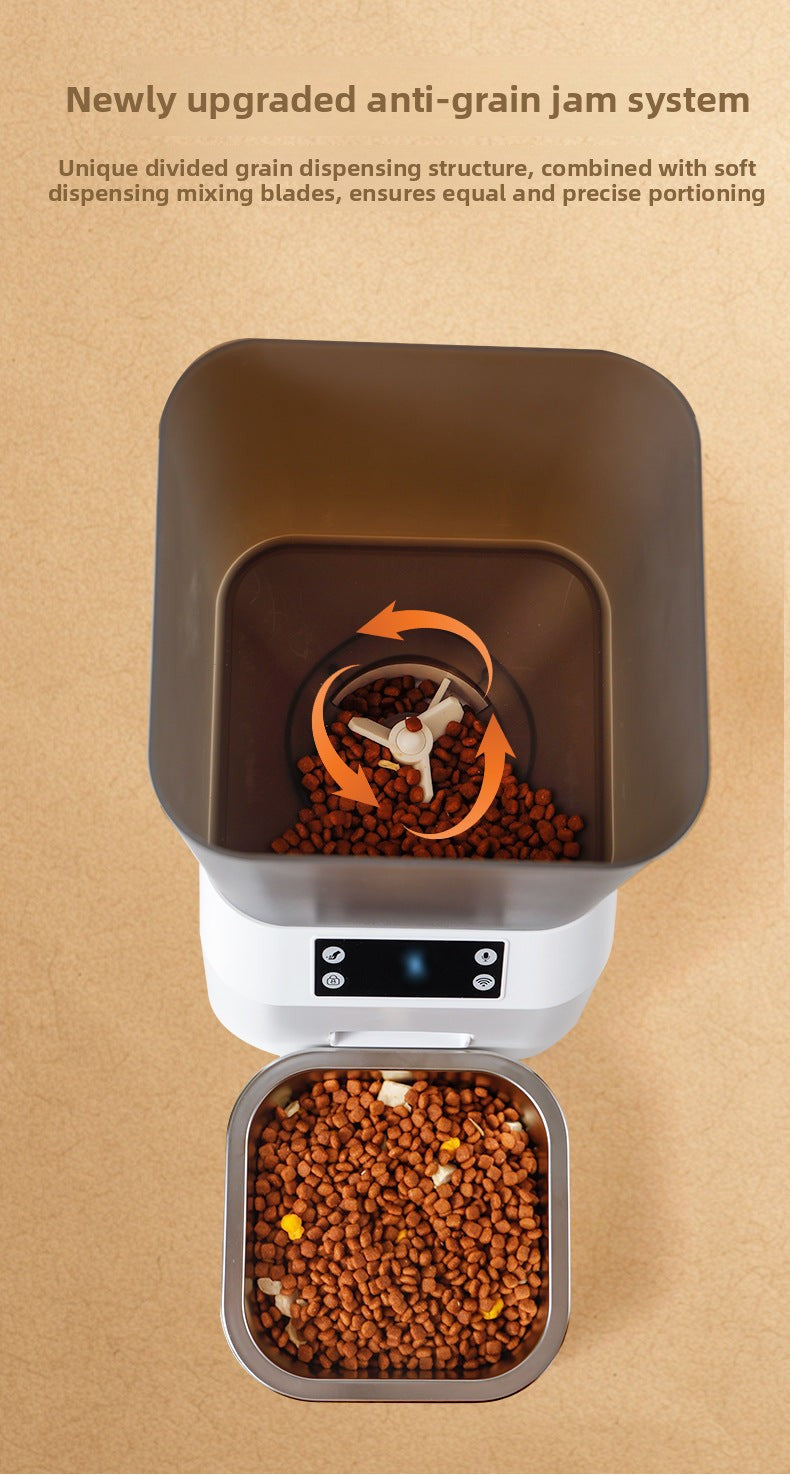 PawSmart Y-803 AutoFeed — Timed & Portion-Controlled Smart Pet Feeder | WiFi App Control