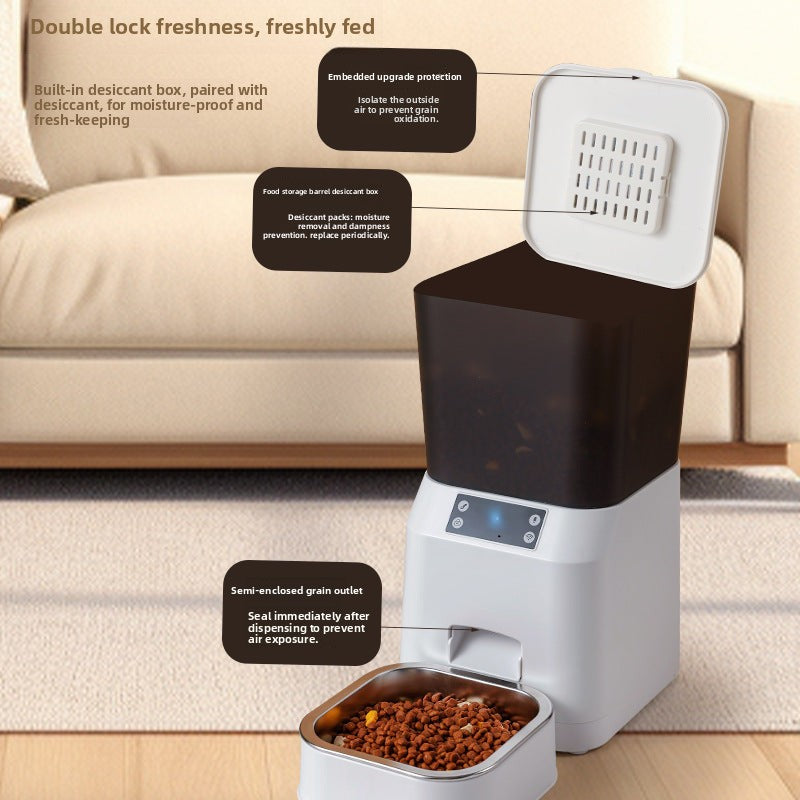 PawSmart Y-803 AutoFeed — Timed & Portion-Controlled Smart Pet Feeder | WiFi App Control