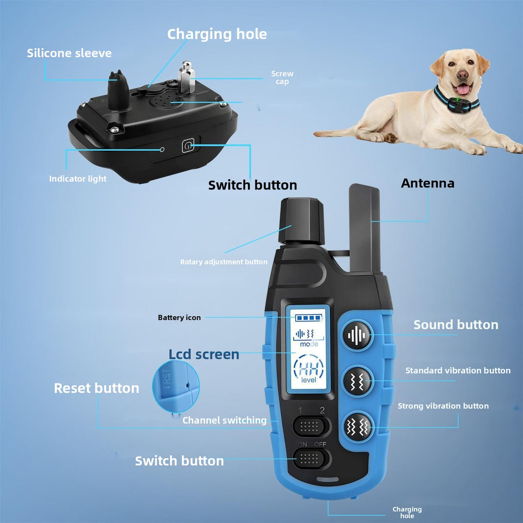 PawSmart TrainEase Pro — Humane Smart Dog Trainer & Bark Stopper | No Shock | Remote Control