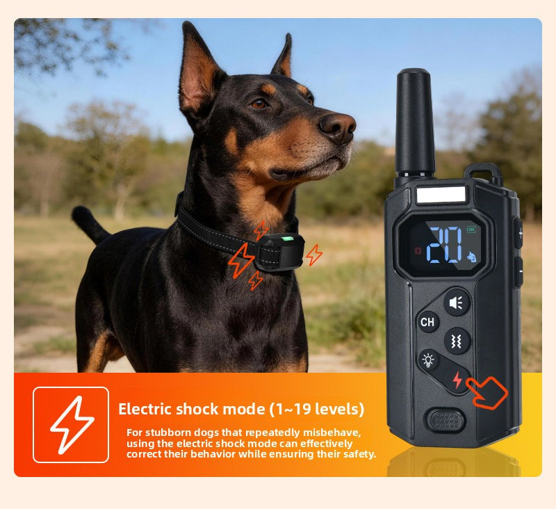 PawSmart FlexTrain Pro — Remote Dog Training Collar & Bark Stopper | All Breeds | 1-to-2 Control