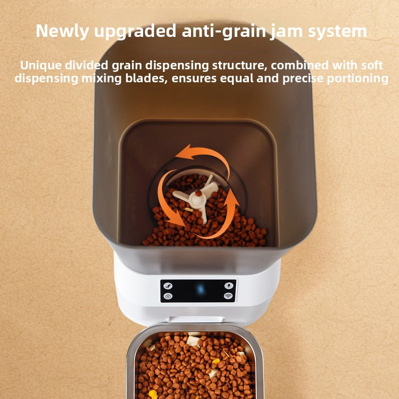 PawSmart Y-803 AutoFeed — Timed & Portion-Controlled Smart Pet Feeder | WiFi App Control