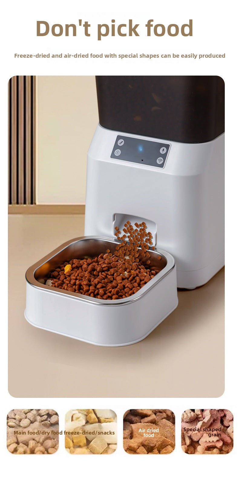 PawSmart Y-803 AutoFeed — Timed & Portion-Controlled Smart Pet Feeder | WiFi App Control