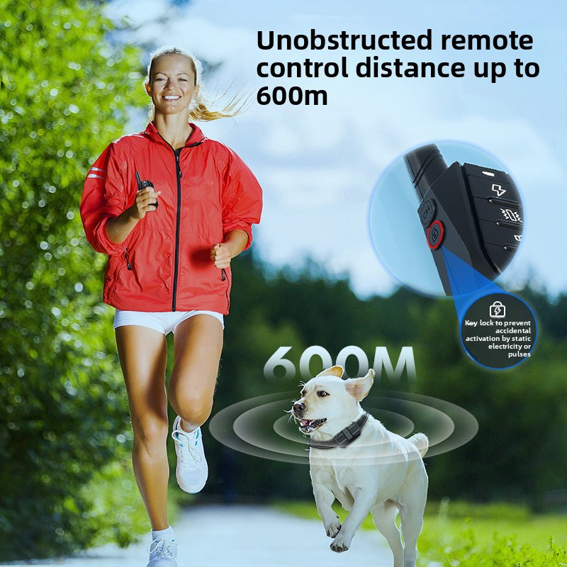 PawSmart CommandPro — 300m Remote Dog Training Collar | IP67 Waterproof | 1-to-3 Control | Color Screen