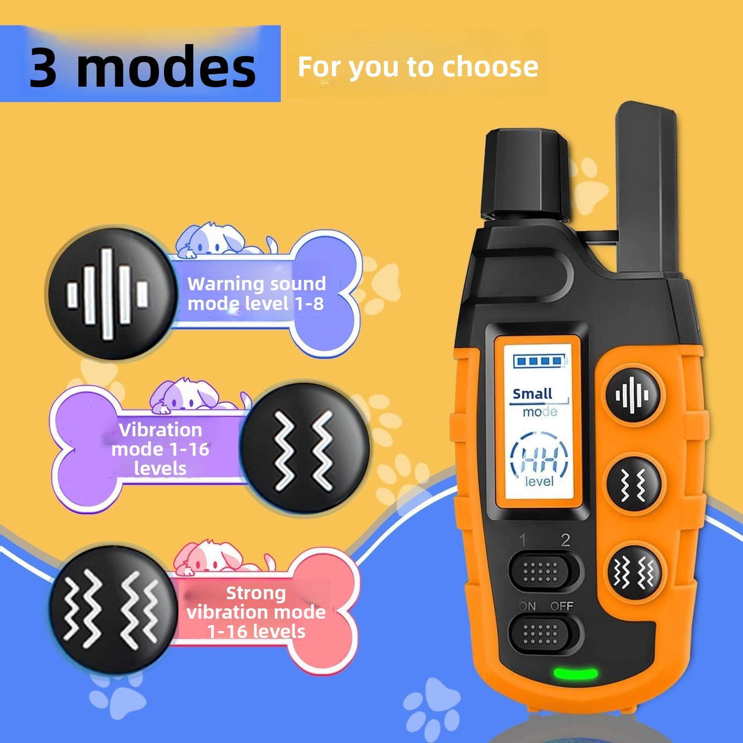 PawSmart TrainEase Pro — Humane Smart Dog Trainer & Bark Stopper | No Shock | Remote Control