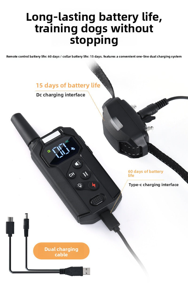 PawSmart FlexTrain Pro — Remote Dog Training Collar & Bark Stopper | All Breeds | 1-to-2 Control