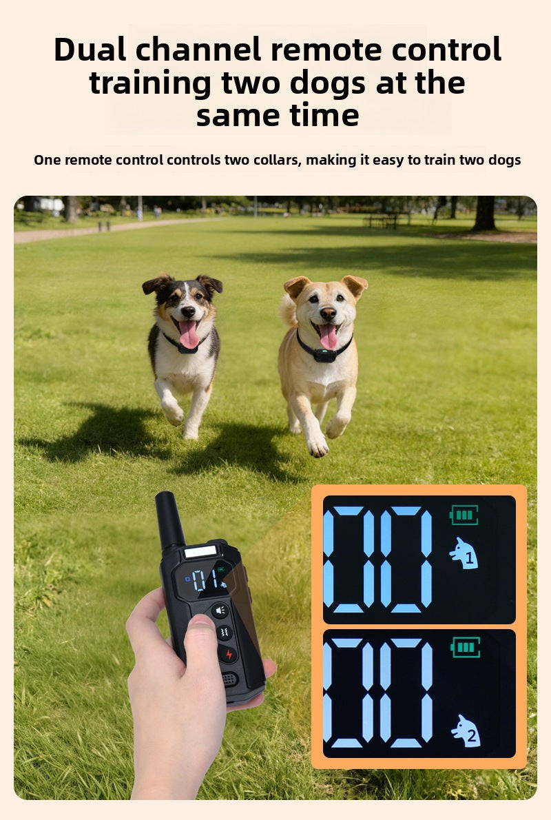 PawSmart FlexTrain Pro — Remote Dog Training Collar & Bark Stopper | All Breeds | 1-to-2 Control