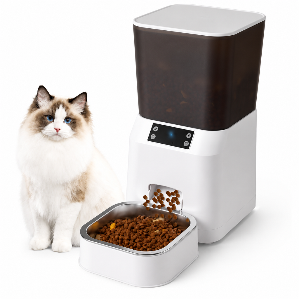 PawSmart Y-803 AutoFeed — Timed & Portion-Controlled Smart Pet Feeder | WiFi App Control