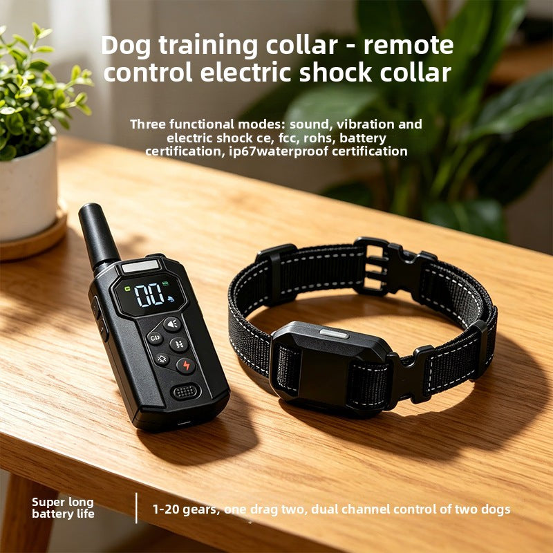 PawSmart FlexTrain Pro — Remote Dog Training Collar & Bark Stopper | All Breeds | 1-to-2 Control