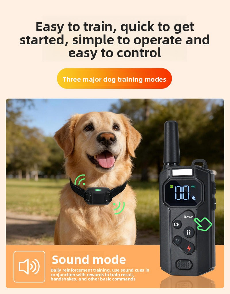 PawSmart FlexTrain Pro — Remote Dog Training Collar & Bark Stopper | All Breeds | 1-to-2 Control