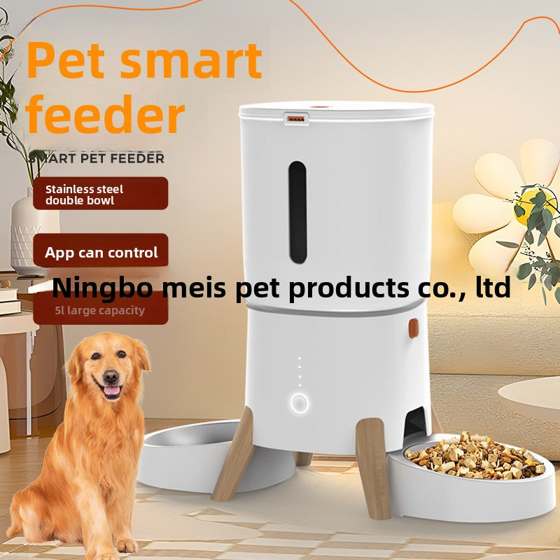 PawSmart DuoBowl 5L SmartFeed — App-Controlled Auto Pet Feeder | Single & Dual Bowl | Global Plug